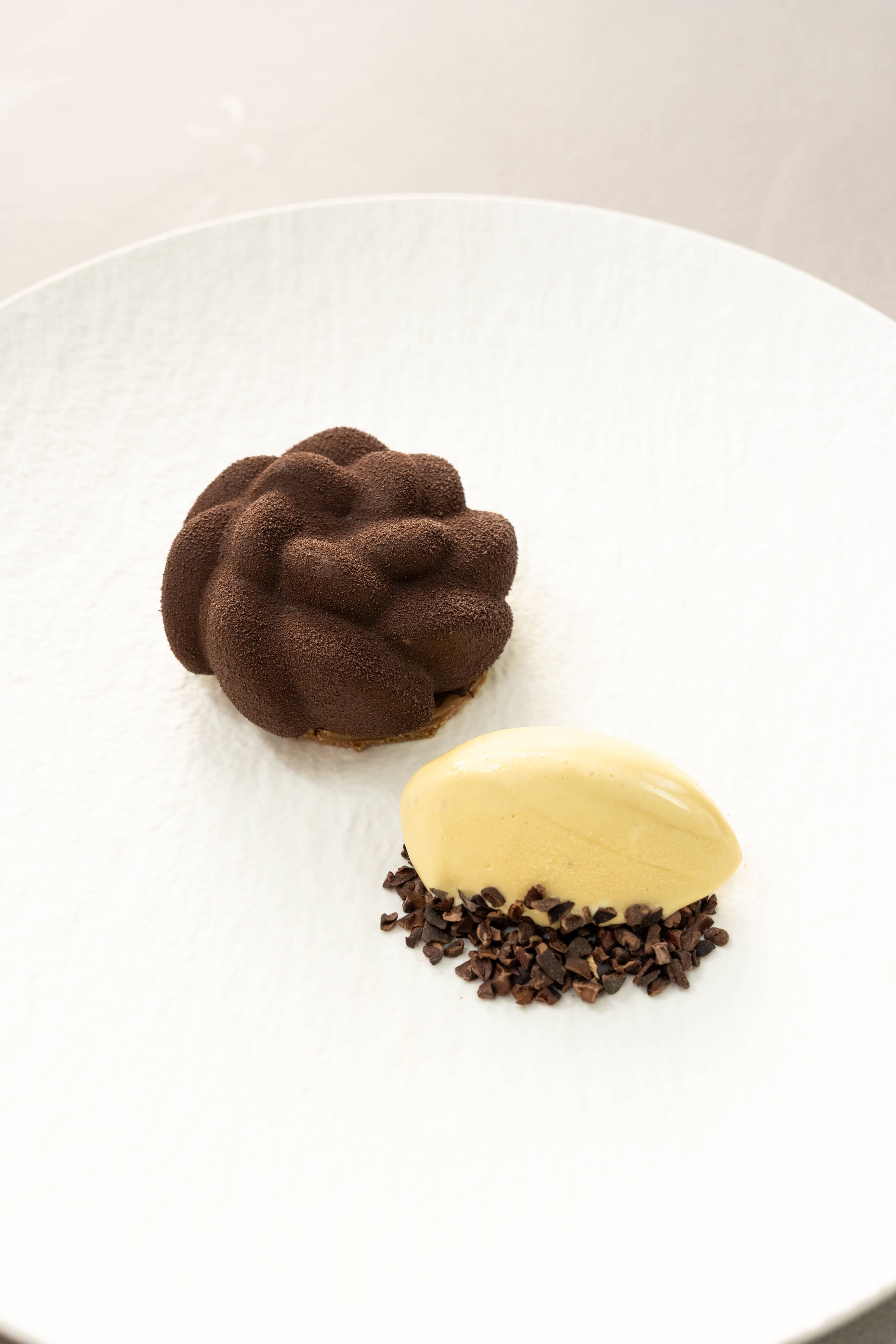 Mousse od mliječne čokolade i gianduje